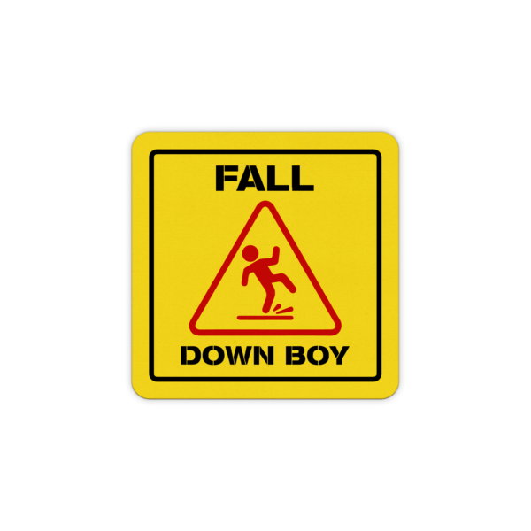 Fall Down Boy Sticker