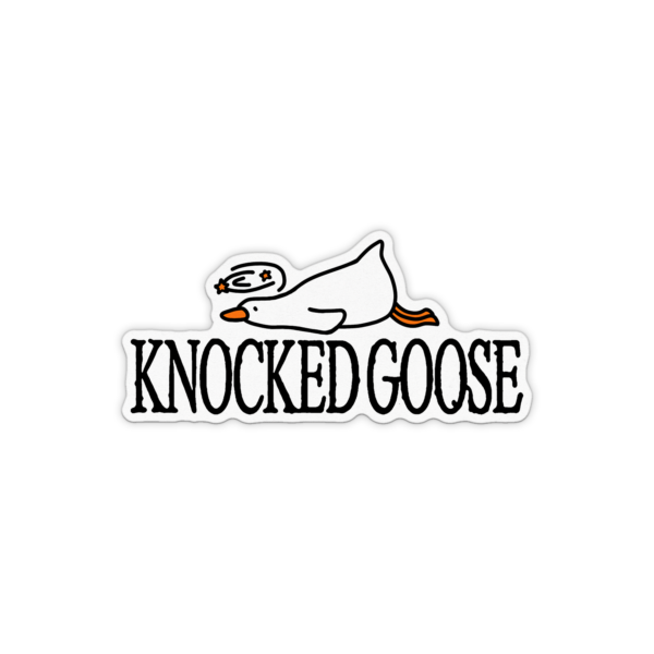 Knocked Goose Sticker